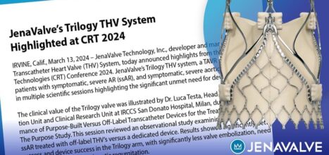 JenaValve’s Trilogy THV System Highlighted at CRT 2024